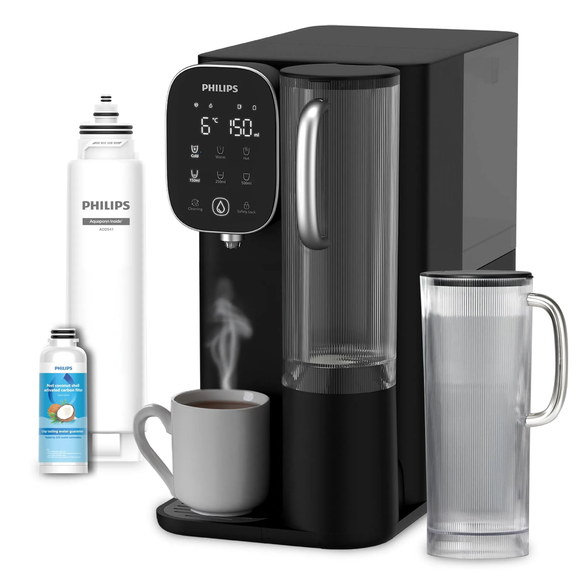 Philips Water Dispensador de Ósmosis Inversa 6500, Frío y Caliente Instantáneo