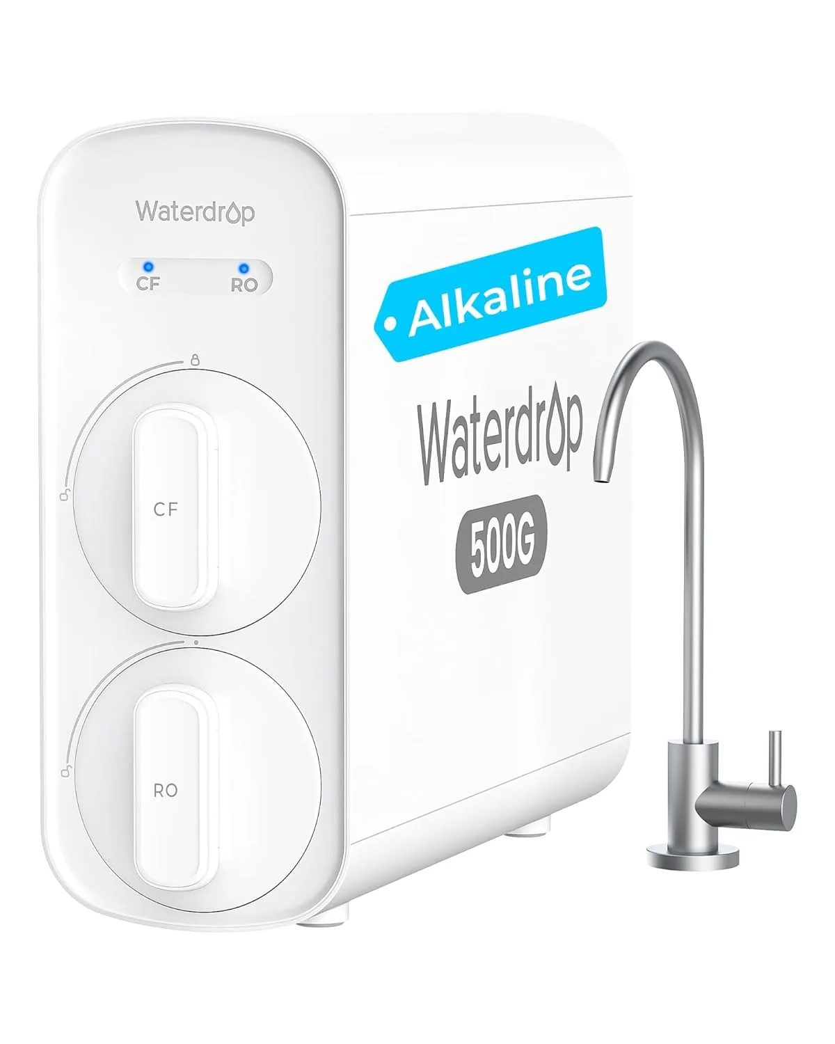 Waterdrop G5P500A Ósmosis Inversa Alcalina con Minerales pH+, 500 GPD
