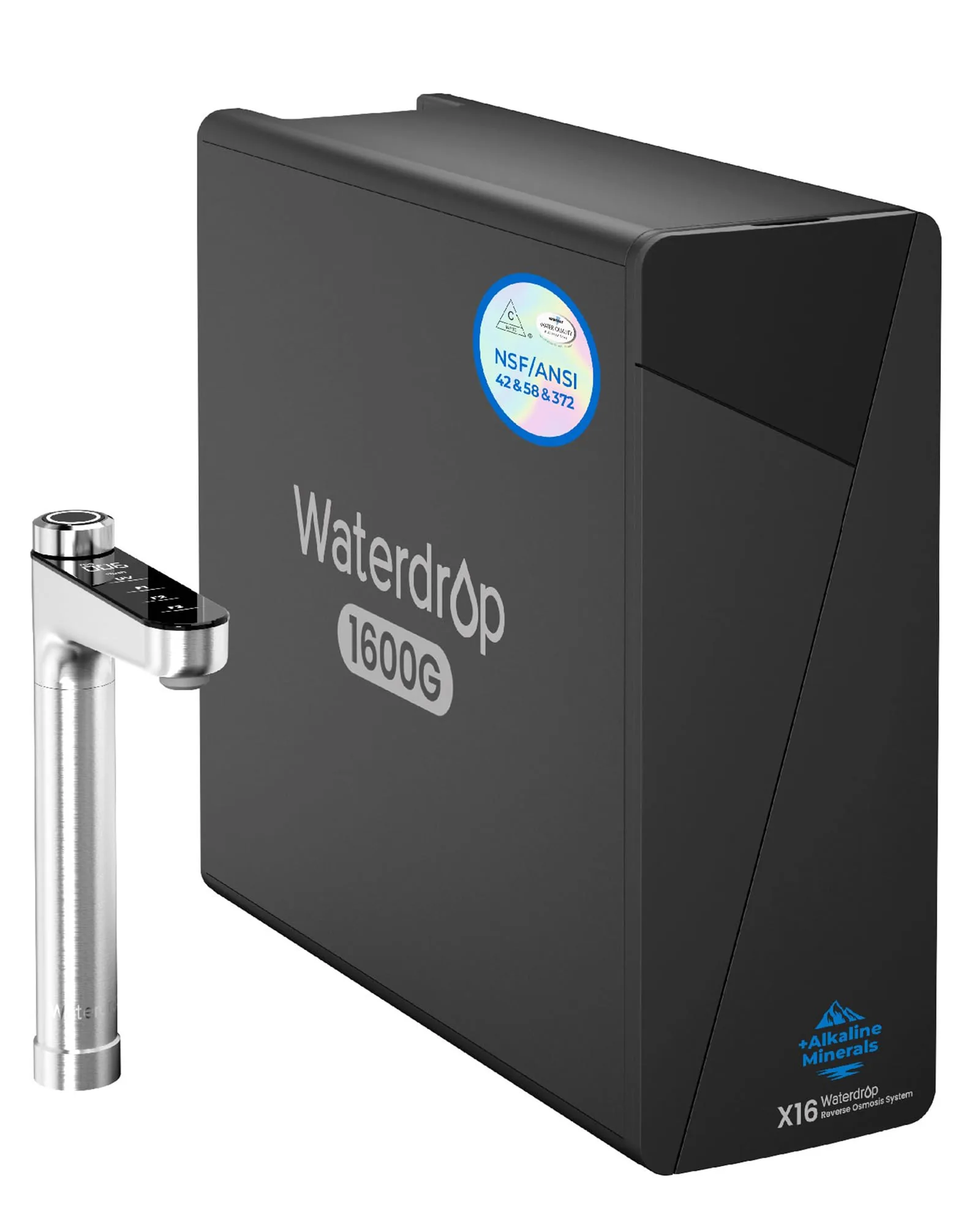 Waterdrop X16 Sistema RO Alcalino con Minerales pH+, 11 Etapas